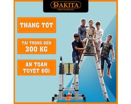 Thang Nhôm Rút Chữ A DAKITA