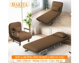 Giường Ngủ Thành Ghế DAKITA DKF-65 - Màu Nâu - Giường Ngủ Có Nệm Xếp Gọn Đa Năng (Rộng 65cm)