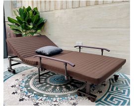 Giường Ngủ Cao Cấp Có Nệm Nâng Cao Đầu Gấp Gọn DAKITA