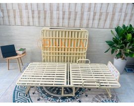 Giường Sắt Xếp Gọn Đức Lợi GX120 Rộng 1.2m